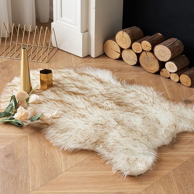 Faux Fur Sheepskin Rug